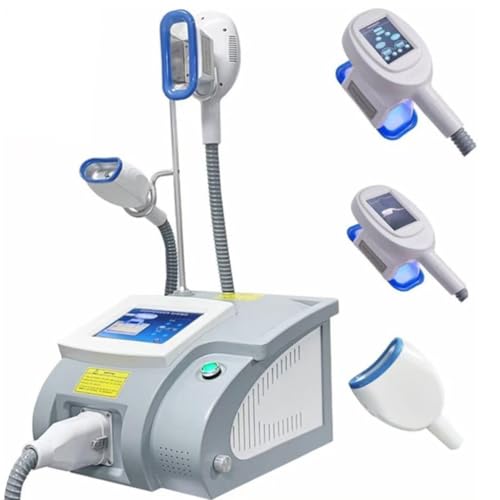 BCBKD Máquina De Criolipólisis De Congelación De Grasa, Lipólisis De Grasa De Criolipólisis De 360 ° Instrumento De Adelgazamiento De Grasa De Explosión Congelada con 3 Asas