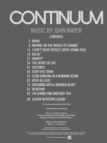 Continuum (Play It Like It Is: Guitar with Tablature) - Image 3