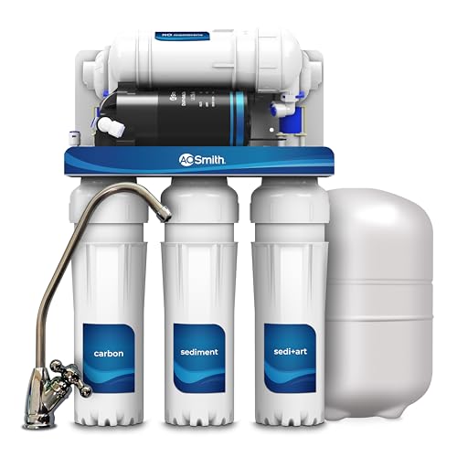 Image of AO Smith X5 Under The Counter /Sink Water Purifier for home | Copper Fortified Mineralizer | Compact | High-speed Purification | 1-Year Comprehensive Warranty