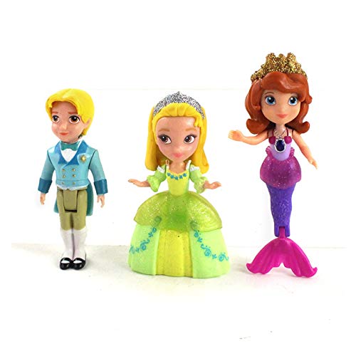 Yanchuan Pvc figuur speelgoed 5 stks/partij 8 cm Sofia de eerste actie figuur prinses Sophia Amber Prins James Hildegard Koning Roland Koningin Miranda Model Toys - Image 5