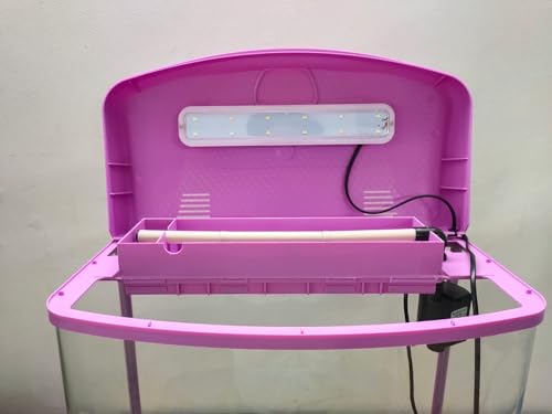 Image of RS 380A LED Aquarium Kit with Filter System, Complete Fish Tank Setup Colour May Vary as per Availability (White,Black,Green,Blue,RED,Yellow Etc) (1.3 feet) (30L) Size