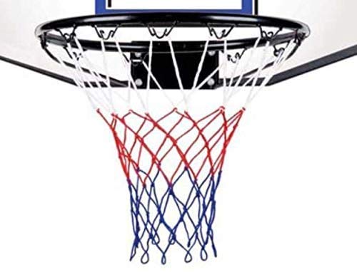Tabellone Basket 71x45 cm Con Canestro in Metallo - Rete Inclusa, Pallacanestro, Diametro del Canestro 40 cm
