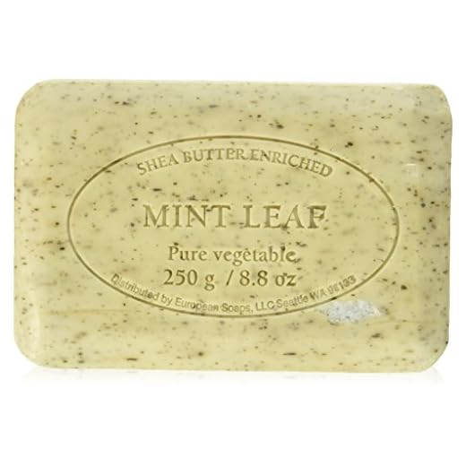 European Soaps Soap, Mint Leaf