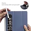 ATYHNFG Universal Pencil Case Holder Compatible with The Pencil Pro 1st/2nd & USB-C, Cute Adhesive Sleeve Pouch for Tablet Stylus, Elastic Pocket for Stylus Pen Skeleton Hands Pattern