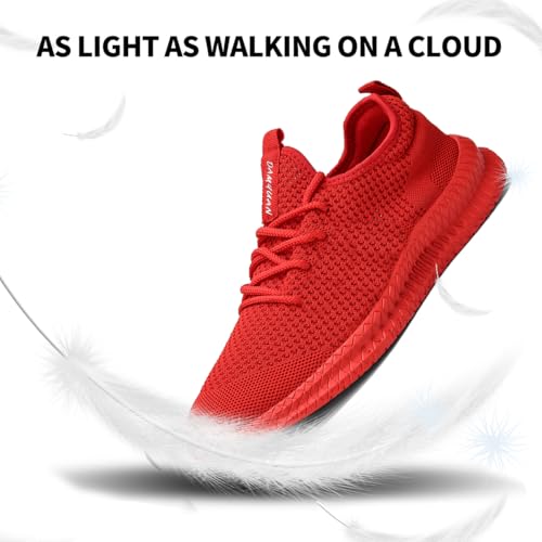 Image of Men's Walking Running Shoes Slip On Sneakers Non Slip Athletic Sports Tennis Fitness Casual Workout Gym Shoes Lightweight Trainers Fashion Soft Comfortable Shoe