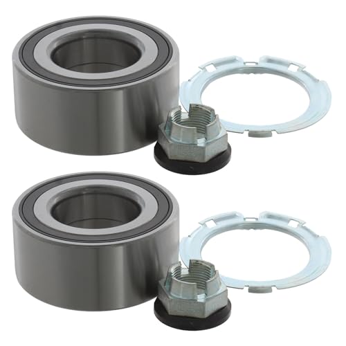 XYZ Parts Replacement Front Wheel Bearing Kits Pair Compatible with Renault Trafic Mk2 X83 Chassis Cab MPV & Van 2002-2015 7701207358
