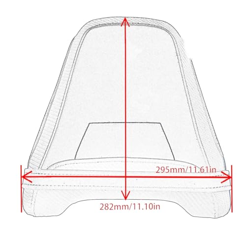 Asiento trasero para CBR650R sustitución de tapizado pasajero dañado 3