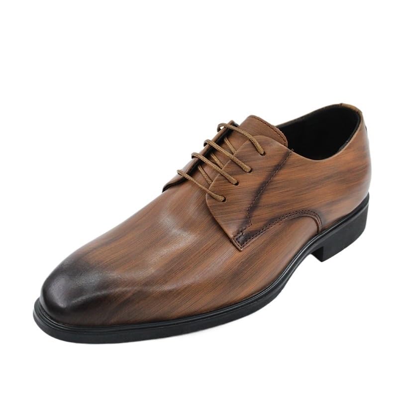 Men's Comfort Orthopedic Dress Shoes Classic Lace-up Formal Tuxedo Shoes Leather Shoes Mens Leather Spring New Men Business Casual Soft-Soled Non-Slip Breathable All-Match Footwear Driving Shoes