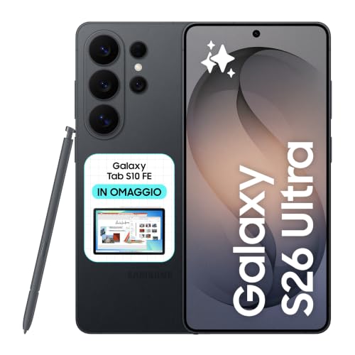 Samsung Galaxy S26 Ultra, 512GB, Black [Versione italiana]