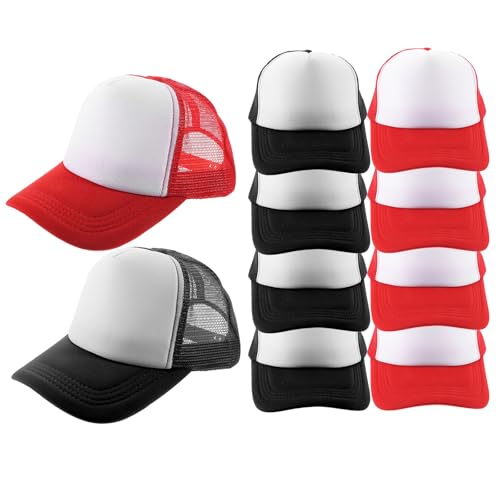 Casquettes de baseball en maille lot de 10 VANZACK réglables