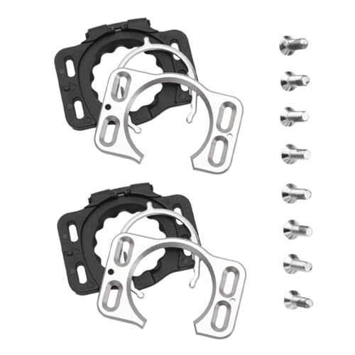 KOMBIUDA 2pcs Bicycle Pedal Cleat Covers Adapter for Road and Mountain Bikes Durable and Protection Effortless Replacement Cleats for Various Riding Terrains