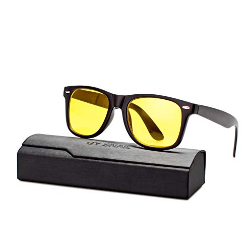 GYsnail Blue light Blocking Glasses Men Women, Square Gaming Computer Eyeglasses, Anti glare