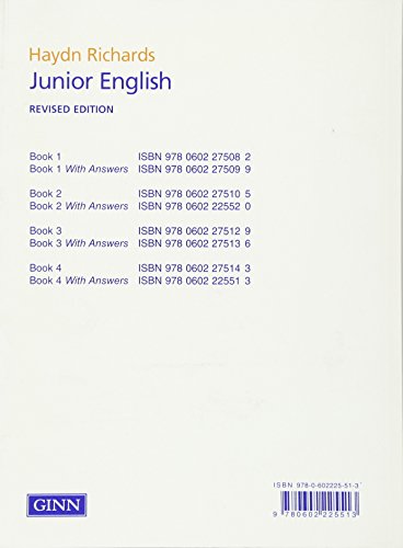 Haydn Richards Junior English Book 4 With Answers