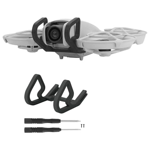 Hesupy Gimbal Bumper Guard for DJI Neo, Camera Lens Protector with Screw Fixing, More Solid Anti-Collision Safety Protection Bar for Neo Drone Accessories (Black) Cover