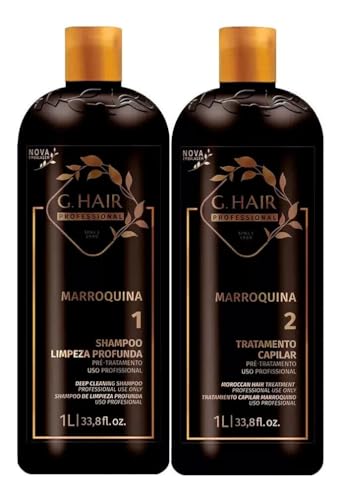 Moroccan Smoothing Shampoo and Keratin 2L, Black/White