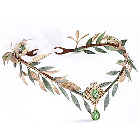 MOSTORY Handmade Fairy Flower Headband for Women Cover
