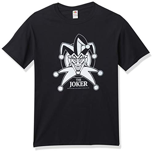 T-shirt Joker Warner Bros homme col rond manches courtes noir