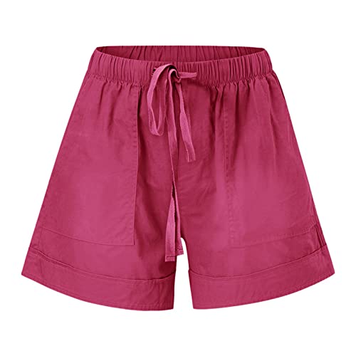 Short cargo rose avec slip de running pour vos sorties
