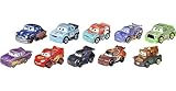 pixar cars toy set Ab 3 Jahren. Disney Pixar Cars GKG08 - Mini Racers Derby Racers Serie 10er-Pack Kleine Metall-Autos aus dem Film, Spielzeug ab 3 Jahren, Modell sortiert