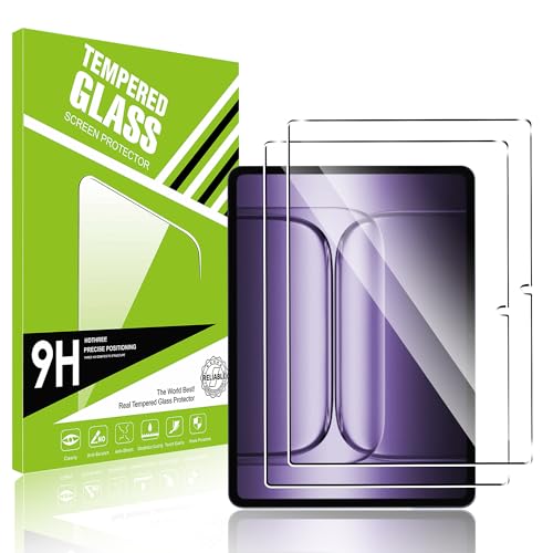 Effcotuo 2 Piezas Protector de Pantalla para OnePlus Pad 3 Cristal Templado Protector [Cobertura máxima] [Sin Burbujas] HD Cristal Vidrio Templado