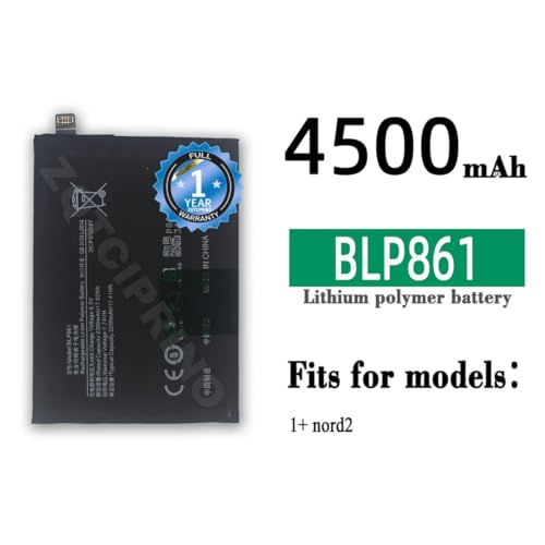Image of Original BLP861 Battery for OnePlus Nord 2 5G Battery with 1 Year Warranty**** (N37)