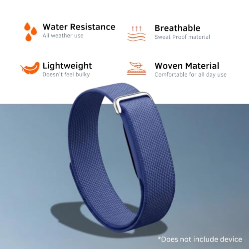 Image of Nylon Strap (Titanium Buckle) Compatible with Google Fitbit Air