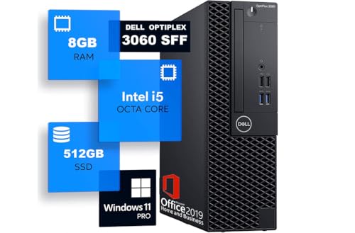 デスクトップパソコン　Optiplex3060　SFF　i-5 メモリー8GB OptiPlex 【ハイスペック！】DELL 3060 SFF/第8世代 Core i5