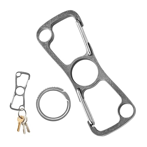 Clips para llaveros, clips de llavero, gancho organizador ligero para cartera, viajes, pesca, seguridad, trabajo, escalada, mochila, hospital, motocicleta, barco, senderismo