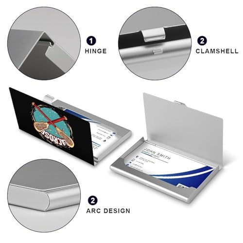 Lacrosse Business Card Case Pocket Card Holder Slim Card Wallet for Men Women4