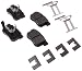 Bosch BE1086H Blue Disc Brake Pad Set with Hardware for Select Acura RDX and Honda Crosstour, CR-V - REAR