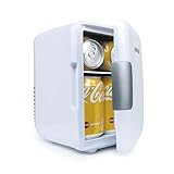 ARTECH 4 Litre Mini Fridge for Bedroom – Portable Desk Fridge, 6 Can Small Fridge with AC/DC Power, Cooler & Warmer for Home, Office, Car, Travel, Skincare, Drinks & Snacks - Image 1