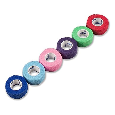 Dynarex 3181 Sensi Wrap, Self Adherent, 1" x 5 yard, Rainbow, Pack of 150 Cover