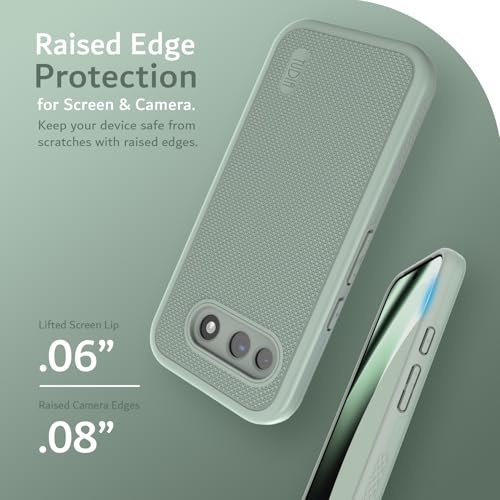 Image of TUDIA MergeGrip Magsafe Compatible for Google Pixel 10a Case - Green Lily
