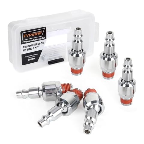 FYPower 6-Piece Air Hose Fittings Cover