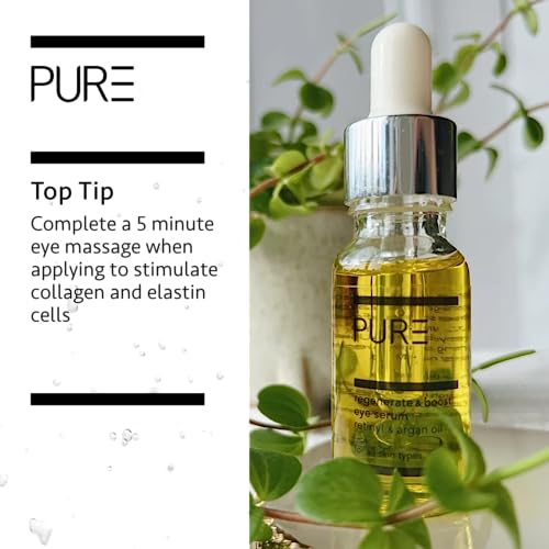 Anti-Ageing Eye Serum for Dark Circles & Puffy Eyes, Natural Wrinkle Filler Treatment with Vegan Retinyl & Argan Oil - Image 4