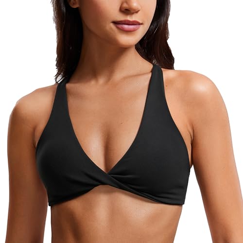 VANTONIA Womens Butterluxe Sports Bras Strappy Criss-Cross Back Twist Front Sports Bra Backless Workout Bra-Lily Bra2