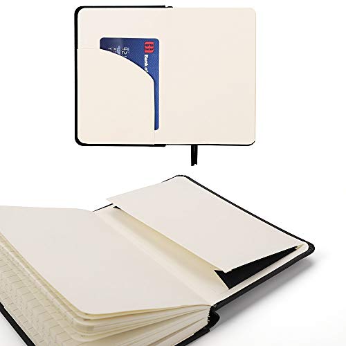 Pocket Notebook Journal Notepad (2-Pack),Small Hardcover Mini Lined/Ruled Journal, 3.5x5.5 inch, Total 312 Numbered Pages