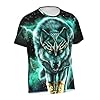 QiErDesign T-Shirts for Men Boys 3D Printed T-Shirts Short Sleeve Graphic Tees Shirt, #19, 3XL #5