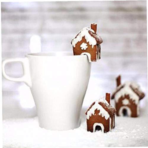 クッキー型 雪小屋 クリスマス チョコレート型 ハウスサイズ：4.5x4cm 方形サイズ：4.5x2.9cm、2.9x2.4cmのサムネイル