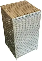 Cesto organizador De Roupa Suja Em Fibra Sintética 70x40x40 (capuccino)