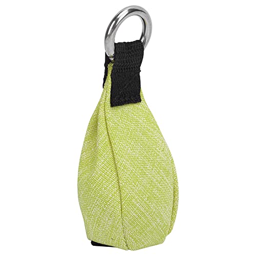 NDNCZDHC Throw Bag Nylon Weight Bags Portable Throw Weight Bag with Metal Rings for Rock Climbing (400g)