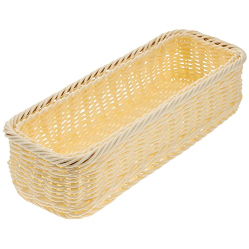 Hemoton Seasoning Jar Storage Box Rattan Plastic Accessories