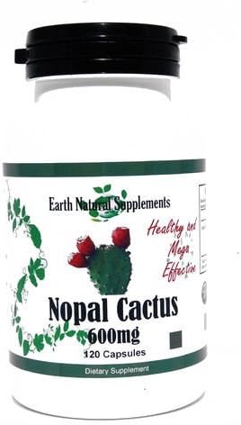 Nopal Cactus 600 Mg* 120 Capsules - Supports Healthy Glucose Levels - Appetitie Suppressant