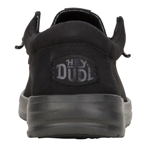 Image of HEYDUDE Men's Wally Stretch Canvas Loafers | Lightweight Slip On Shoes | Casual Walking, Travel & Everyday Style
