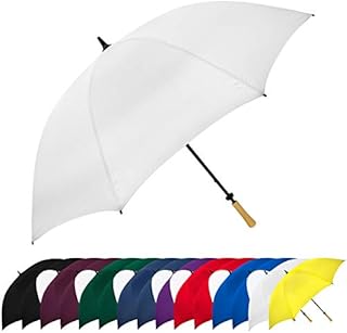 STROMBERGBRAND UMBRELLAS StrombergBrand Hole In One Golf Umbrella White Large Golf Umbrella For Men And Women, Golf Umbrellas For Rain - 2 Person Umbrella Windproof, Golf Umbrella With Compact Closed Design, one size