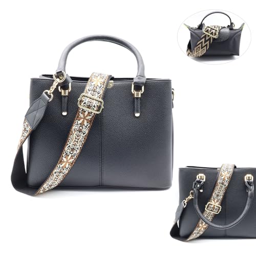 Image of LEMEDE Purse Strap Replacement Crossbody 1.5 inch Wide Shoulder Strap Adjustable Straps Handbag Strap Replacement Belts