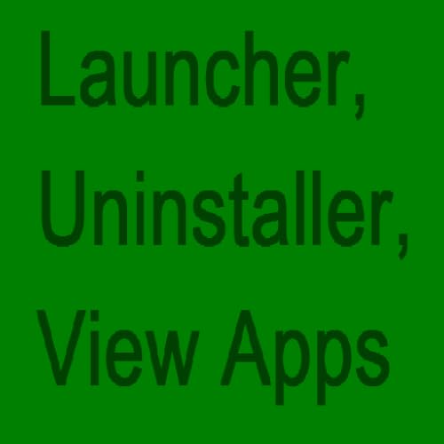 Launcher,Uninstaller,View App