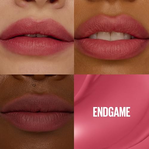 Image of MAYBELLINE Super Stay Teddy Lip Tint, Long Lasting Matte Lipstick for Up To 12HR Wear, Endgame, 1 Count