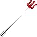 Produktbild Industrial Piercing Barbell Pitchfork Trident 14ga-1.5 316L Surgical Steel (Red) by BodyJewelryOnline