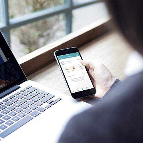 SureFlap Sure Petcare Mikrochip-Katzenklappe Connect mit Sure Petcare Hub, DualScan-Technologie, kompatibel mit RFID-Halsband und Mikrochip, batteriebetrieben, Steuerung über Smartphone-App